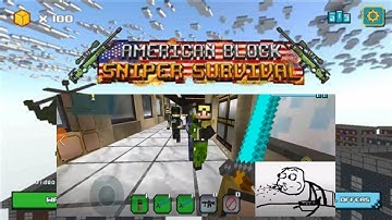 Esto parece facil pero no lo es (american block sniper survival)