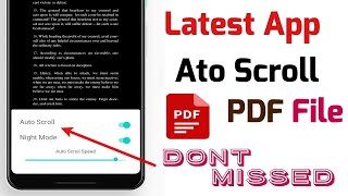 Best auto scroll app | auto scroll PDF file | screenshot 5