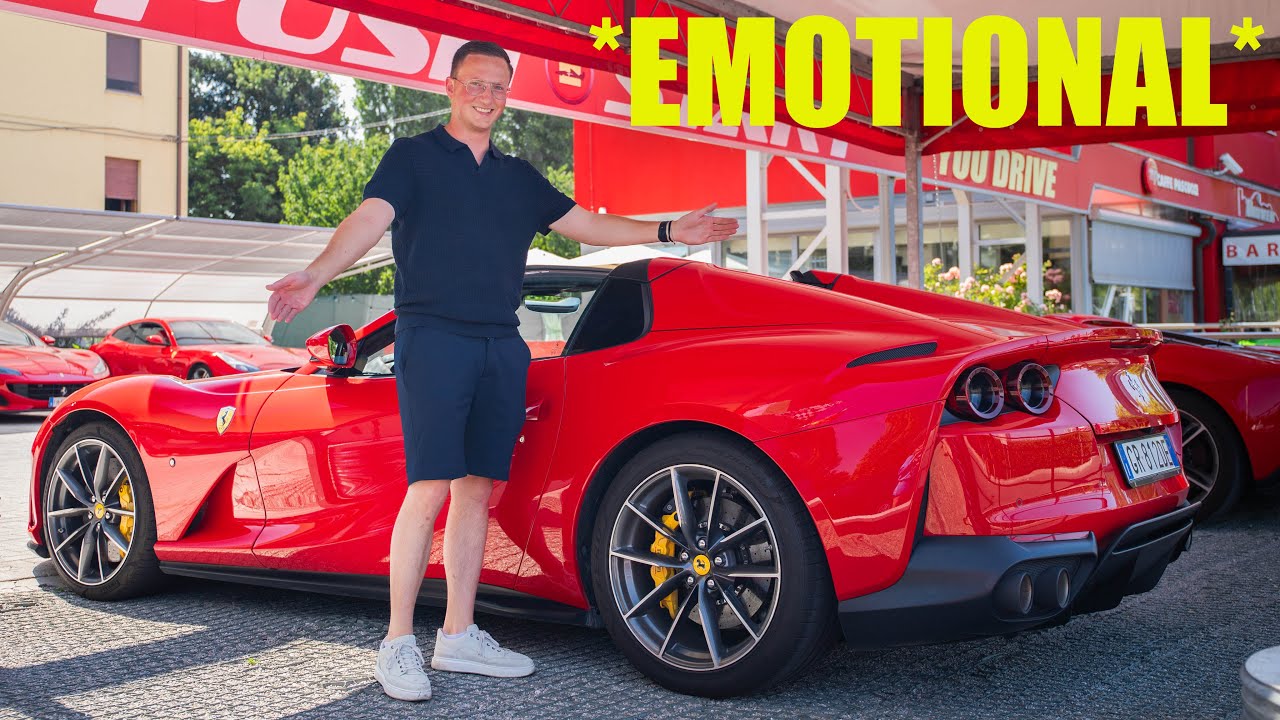 Trading my Lancia Ypsilon For A Ferrari 812 GTS, FULL SEND in Italy!