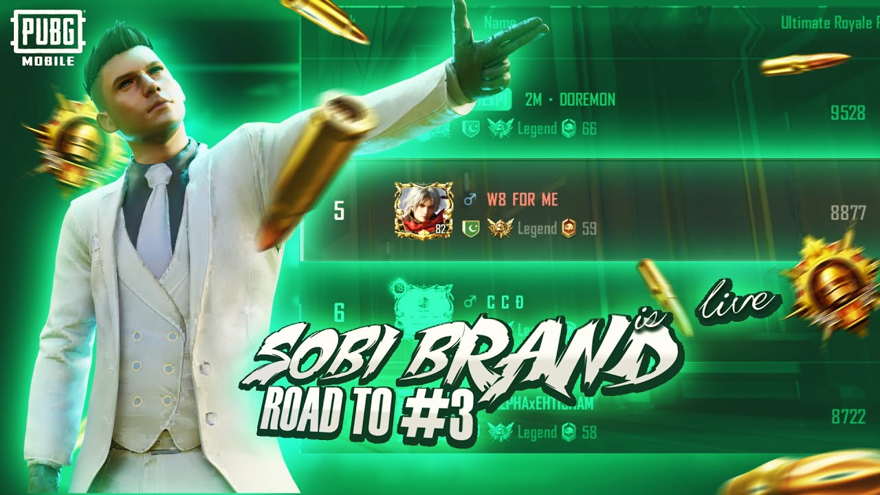 NEED UNLIMITED CHALLENGES | ULTIMATE RANK 7 ROAD TO TOP 5  | PUBG MOBILE | SOBI BRAND