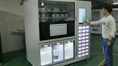 Flower Cooling Locker Vending Machine With Refrigerator System