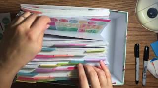 Happy Planner Sticker Storage || Organize With Me !