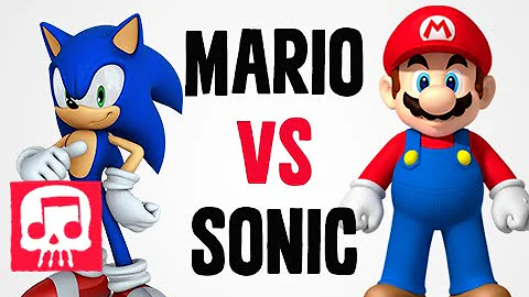 MARIO vs SONIC Rap Battle by JT Music and Brysi