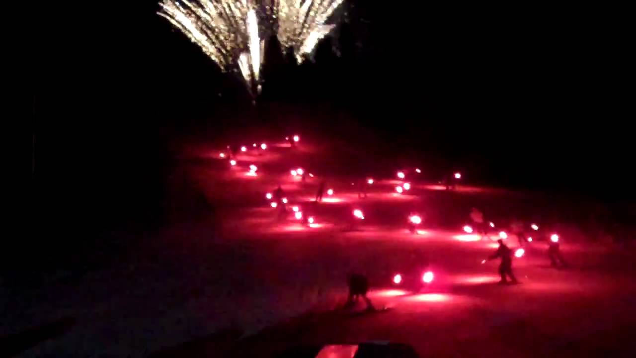 Red River Ski Area - Spring Break Torchlight Parade and Fireworks 2010 ...