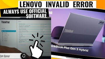 How to Change Serial Number, Type, Model Number |  Lenovo Thinkpad E14 GEN5 | Invalid Error |