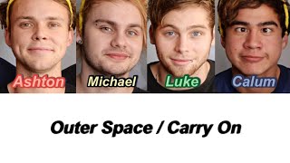 5SOS - Outer Space / Carry On (Color Coded Lyrics)