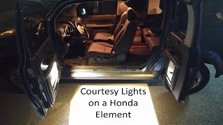Honda Element courtesy light mod