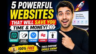5 FREE AI Websites That Will Save You Hours Every Day (2026) 🚀