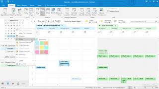 Outlook - Open and view multiple calendars