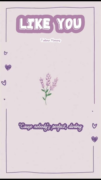 Like You - Tatiana Manaois (Lyrics)