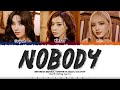 SOYEON of (G)I-DLE X WINTER of aespa X LIZ of IVE - &#39;NOBODY&#39; Lyrics [Color Coded_Han_Rom_Eng]