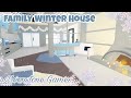 Adopt Me Winter Family House Speed Build | Adopt Me Build | ❄️ Winter House ❄️