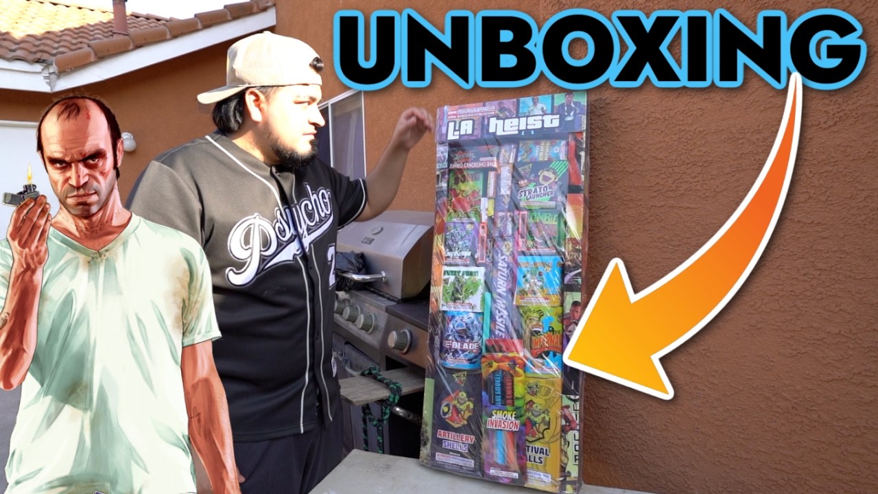 Распаковка набора фейерверков LA Heist (Banger)