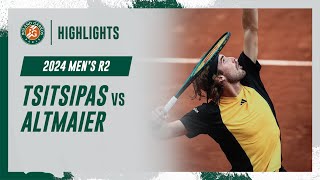 Tsitsipas vs Altmaier Round 2 Highlights | Roland-Garros 2024