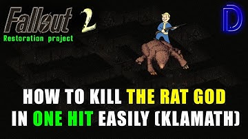 ✔ Instant Kill Rat God Klamath Fallout 2 Restoration Project