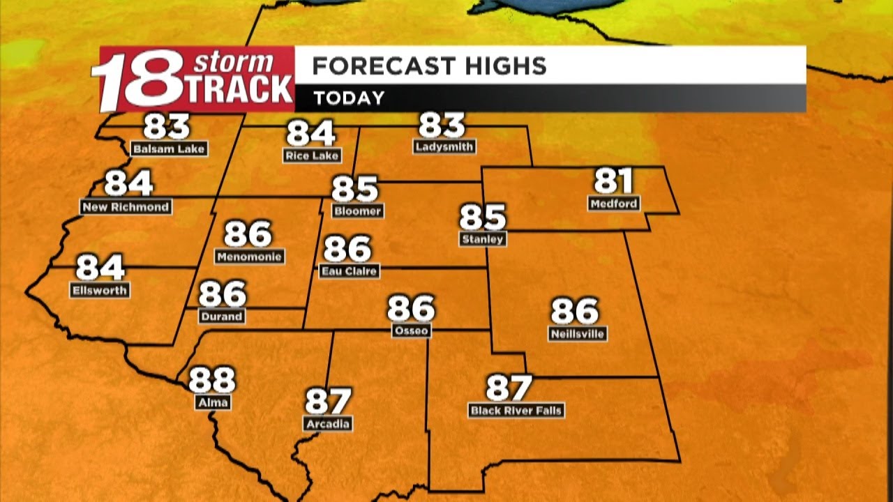 Another warm and very humid day ahead; isolated to scattered showers and storms around the next