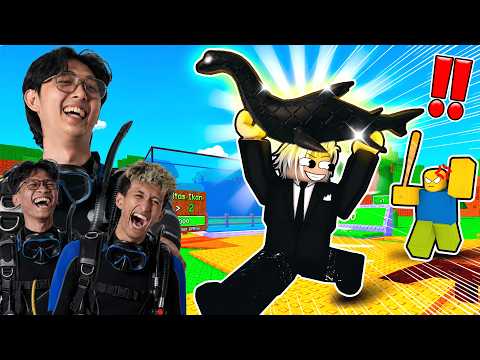 Aku Dan Temenku RUSUH CURI IKAN LANGKA Di Dive Down Roblox!