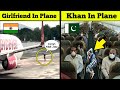 When pakistani and indian travel in plane  rare flight moments  haider tv