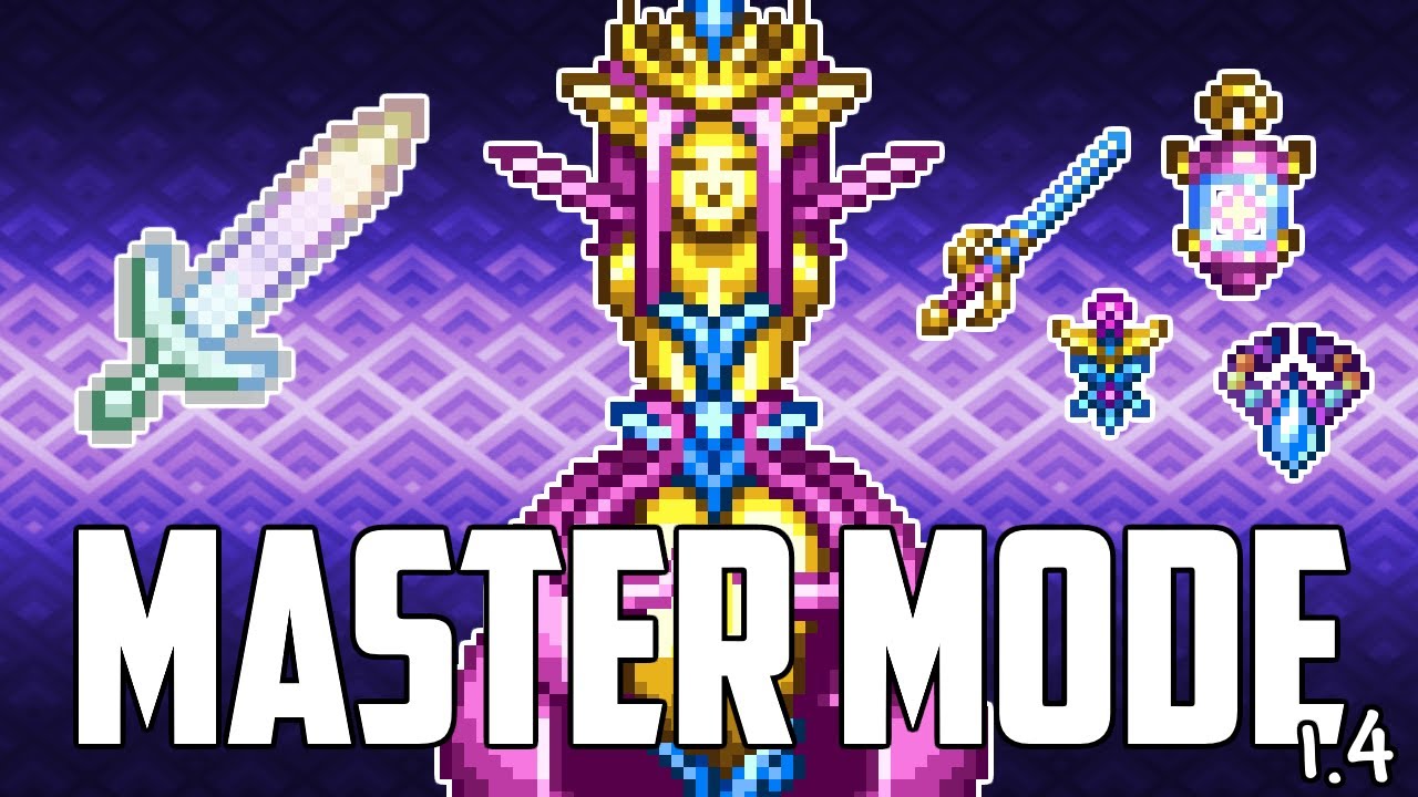 TERRARIA 1.4 ALL EXCLUSIVE MASTER MODE BOSSES DROP 