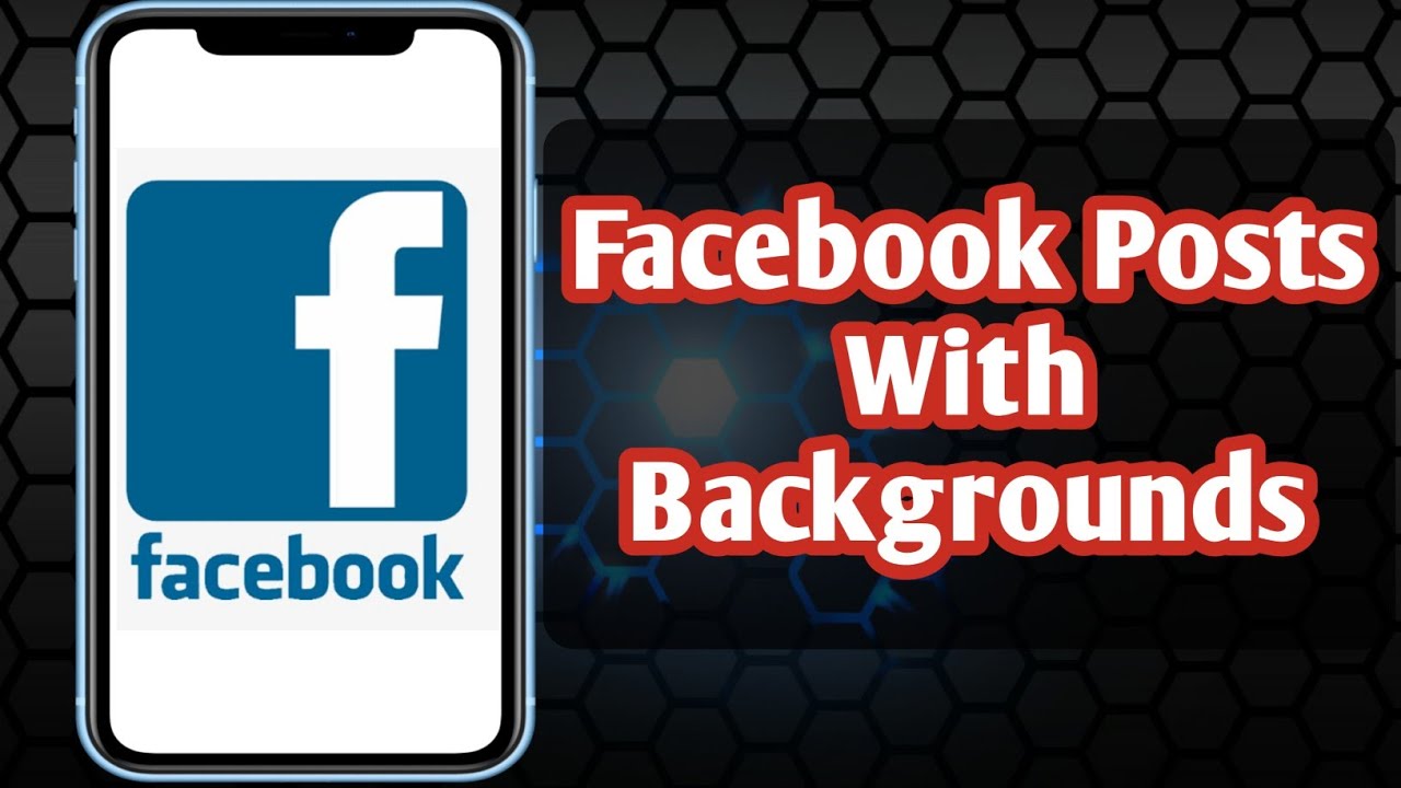 How To Make Facebook Posts With Backgrounds [Update]