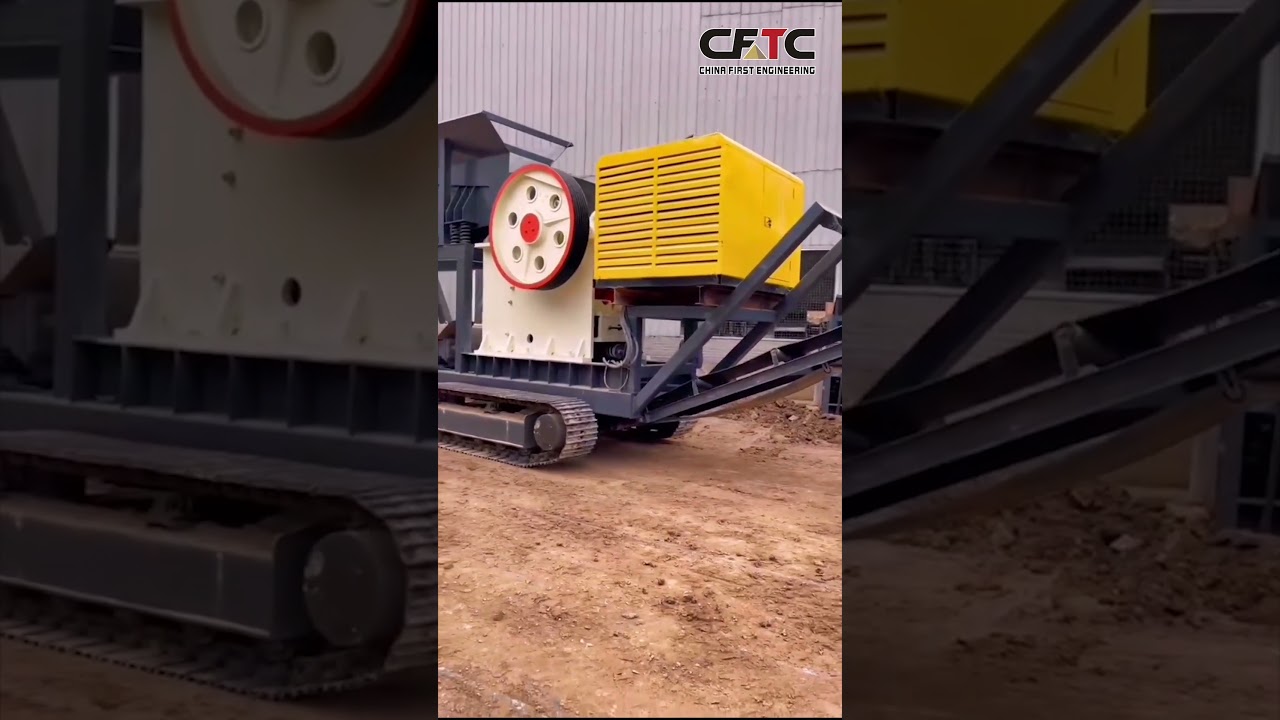 Track type Mobile Jaw Crusher！ 