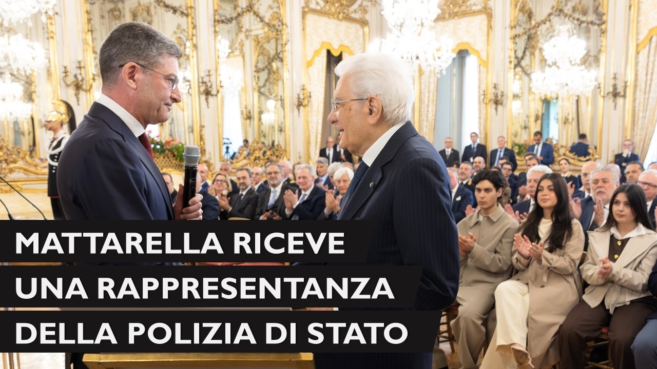 La Polizia di Stato ricevuta al Quirinale per il 174° Anniversario