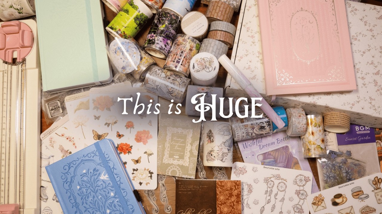 New Year Stationery Haul - Journalsay, Paper Monogatari, Henriette Arts & More 📖 Journal Vlog