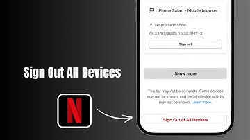 How to Sign Out All Devices from Your Netflix Account? 