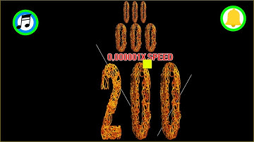 [Speed feeling] Gold wire mesh  200 Seconds  timer  countdown alarm🔔 Millisecond Microsecond