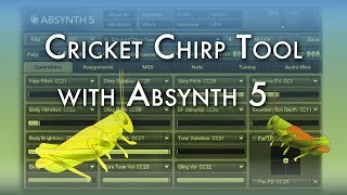 Cricket Chirp SFX Tool - Absynth Patch (Download), Hybrid Synthesis