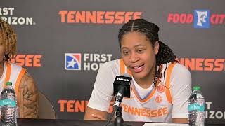 Ruby Whitehorn, Jewel Spear, Kaniya Boyd after dominant win over Winthrop
