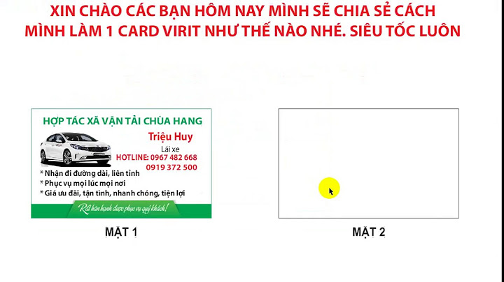 Hướng dẫn làm card visit bằng corel năm 2024