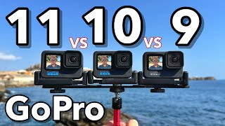 GoPro Hero 11 VS GoPro 10 VS GoPro 9 Comparison!