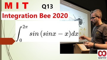 MIT Integration Bee 2020 Solution : Q13