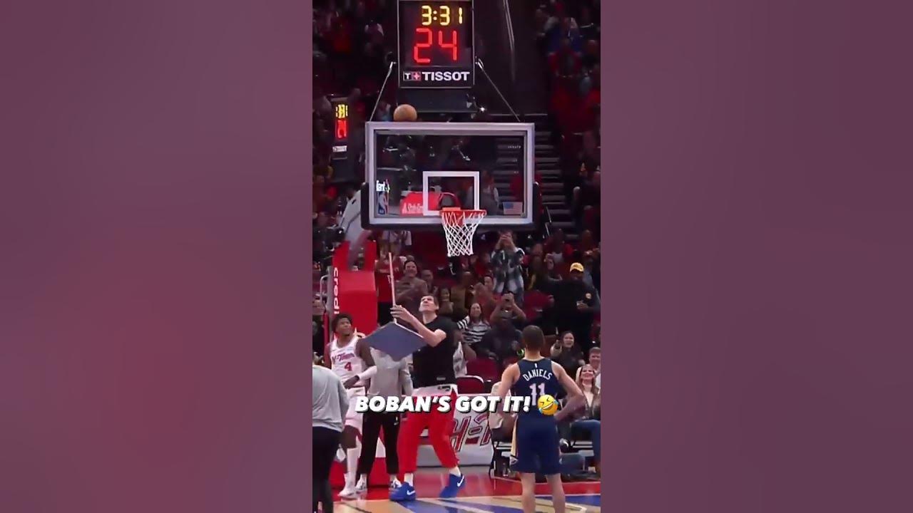 Watch: Boban Marjanovic came to the rescue during Rockets-Pelicans game