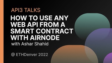 How to use any Web API from a smart contract with Airnode