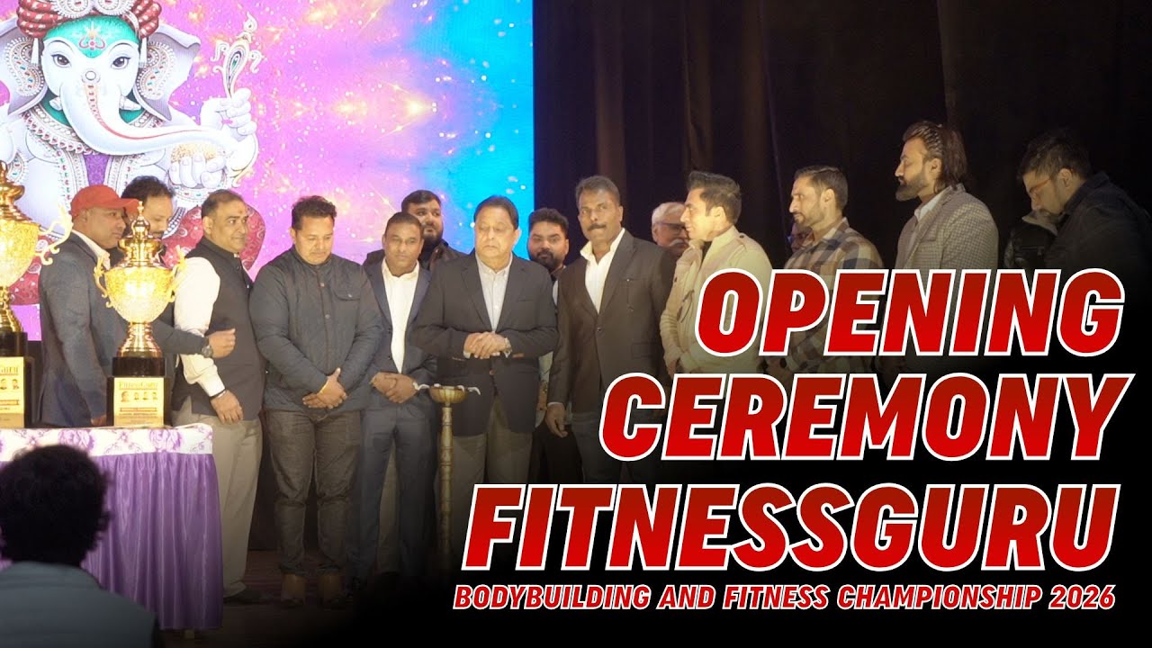 FitnessGuru Bodybuilding And Fitness Championship 2026 | Grand Opening Ceremony 🔥💪