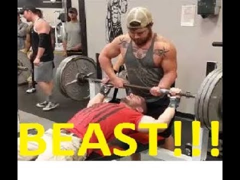 Weighs 155 Benches 360 Raw - YouTube