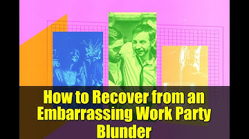 How to Recover from an Embarrassing Work Party Blunder | Workplace Reputation Management
