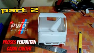 HOW TO MAKE A MINIATURE CANTER TRUCK CABIN PART 2