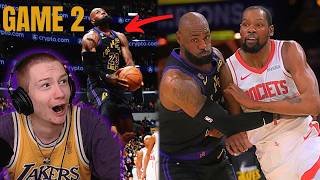 LIVE Reaction to Lakers vs Rockets GAME 2!