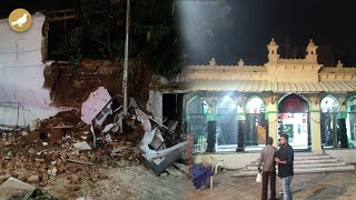 Hyderabad: Ashoor Khana wall collapses due to heavy rain