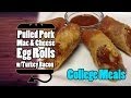 Quick Meals:  Pulled Pork Mac &amp; Cheese Egg Rolls Recipe