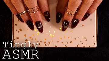 ASMR Sleepy sounds with the little advent boxes (🎧 soft spoken/whisper, light tapping, scratching)