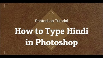 How to type Hindi in Photoshop Just 3 steps 👍 | फोटोशॉप में हिंदी कैसे लिखे