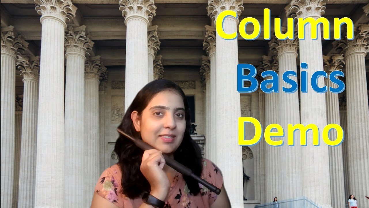 Column Basics Demo | Engineering Fundamentals | Statics | Mechanics ...