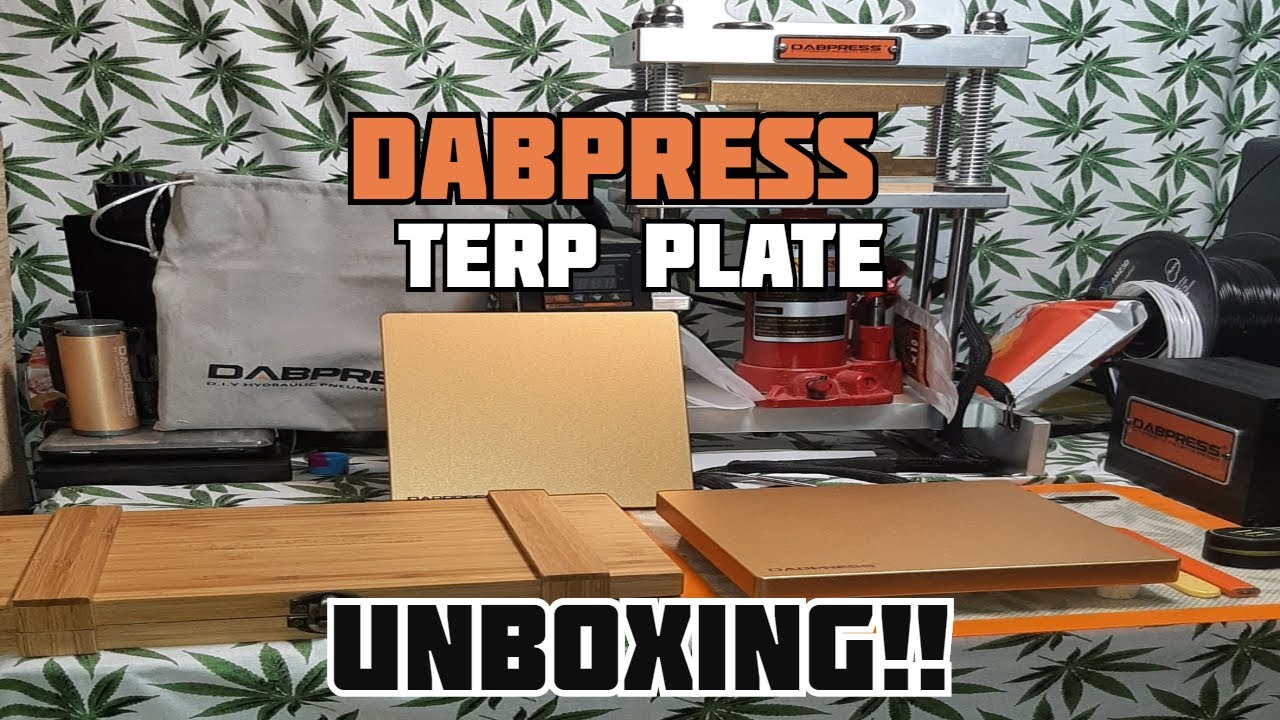 DABPRESS - Terp plate Unboxing and Pressing THCA from Rosin