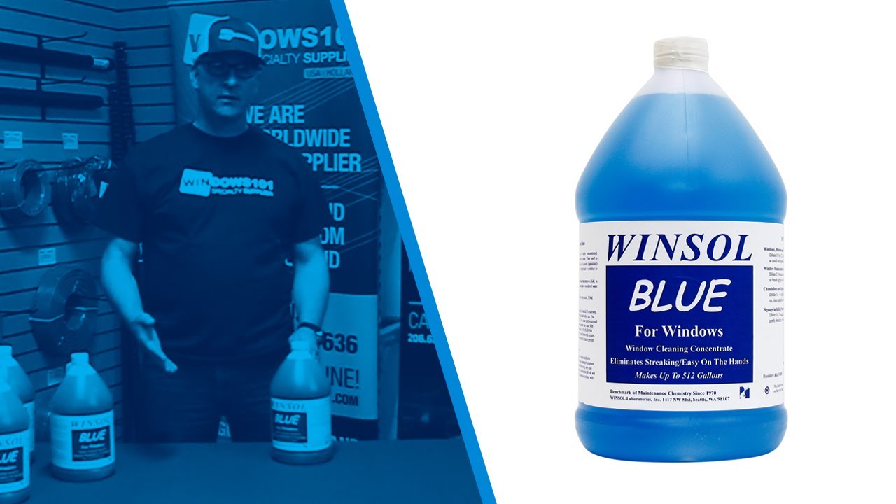 Winsol Blue Window Cleaning Concentrate | Windows101