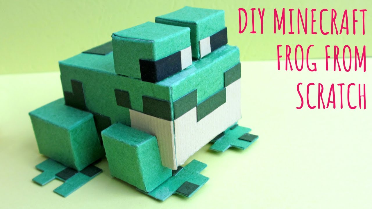 DIY Minecraft Frog From Scratch