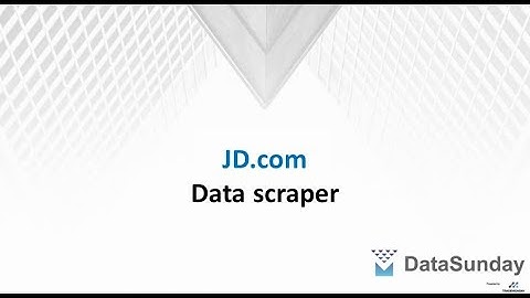 DataSunday.com - jd.com Data Scraper, Product & Sales